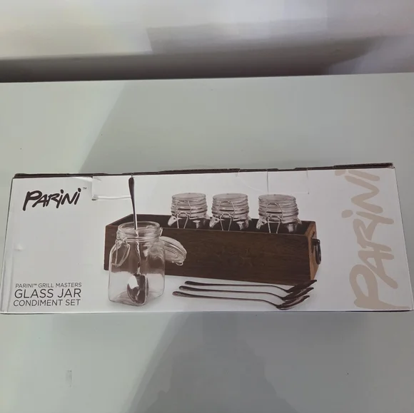 Condiment Jar Set NEW - Picture 2 of 5